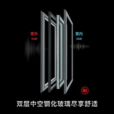 断桥铝门窗生产厂铝合金门窗系统窗窗户阳台定制隔音平开窗落地窗图2