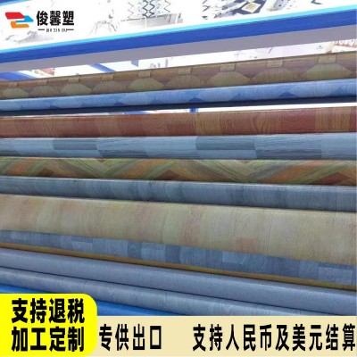 跨境出口PVC泡革0.3mm 0.32mm 0.35mm 0.4mm商务PVC发泡地板革图4