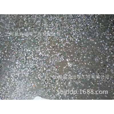 承揽公司厂房搬迁优质水磨石地坪 现场打磨铺装水磨石地面施工图4