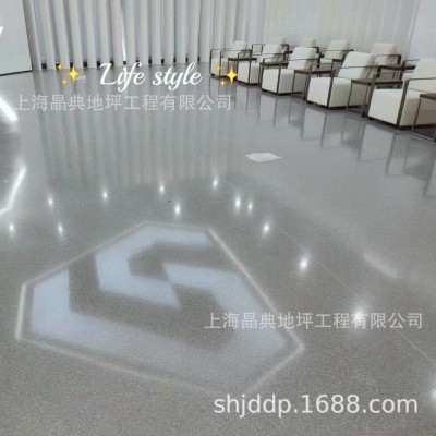 无机水磨石 环氧树脂基精磨石整体无缝现场浇筑施工 有机晶磨石