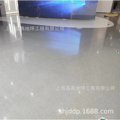 无机水磨石 环氧树脂基精磨石整体无缝现场浇筑施工 有机晶磨石图5