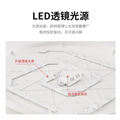 三防灯过道走廊灯简约现代超薄led吸顶阳台灯卧室房间灯中山灯具图4