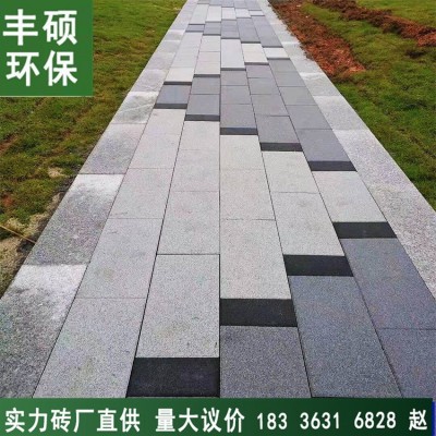 湖北PC仿石砖厂生产透水仿石砖渗水砖 城市绿化建设铺地用 可定制