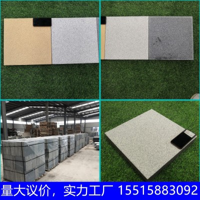 仿石材PC砖芝麻白灰黑黄金麻40福鼎黑厂家优惠地铺石仿石材透水砖图4