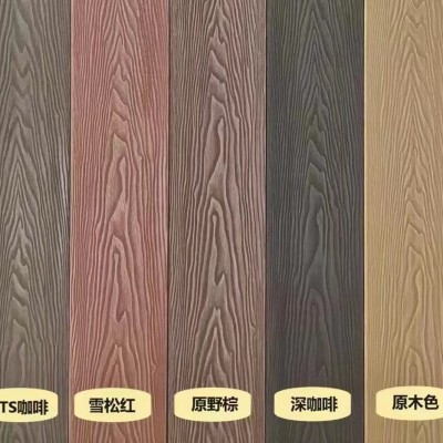 室外150*23在线压花木纹木塑地板垂钓园景观防潮易清洗PE塑木地板图3