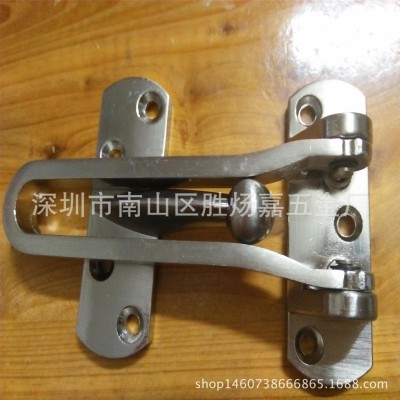 房门隐藏式锌合金加厚门搭扣 门链 锁扣 链 门碰配件图3