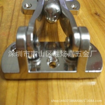 房门隐藏式锌合金加厚门搭扣 门链 锁扣 链 门碰配件图5