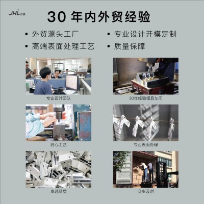 杰森五金推拉门现代简约拉手移门庭院门带锁芯铝合金拉手门锁跨境图5
