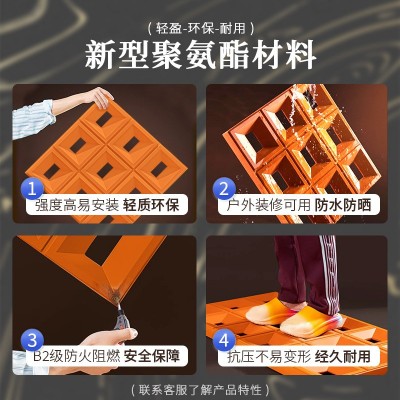 网红双面pu构件砖水泥空心砖双面隔断结构砖九宫格轻质构建背景墙图3