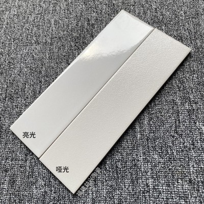 白色亮光釉面砖60x240外墙砖瓷砖自建房乡村家用农村老式砖别墅砖图3