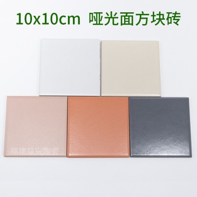 福建外墙砖10x10 彩色方块砖 学校教学楼白色墙砖 厂房办公楼瓷砖图3
