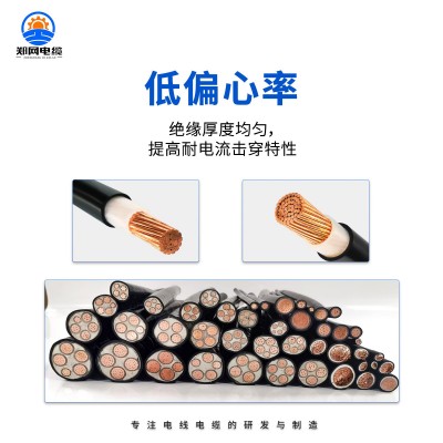 厂家直销国标YJV22 铜芯电缆 1 2 3 4 5芯25 35 50 70 95 120平方图4