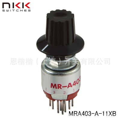 MRA403-A-11XB 半英寸直径密封处理旋转开关/NKK开关图5