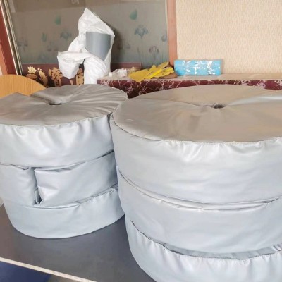 可拆卸阀门保温套蒸汽管道保温罩耐高温柔性保温衣法兰球阀保温套图2