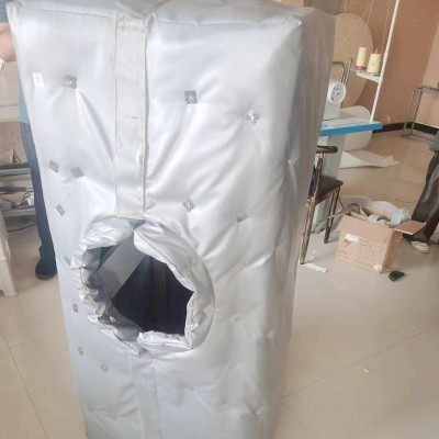 可拆卸阀门保温套蒸汽管道保温罩耐高温柔性保温衣法兰球阀保温套图3