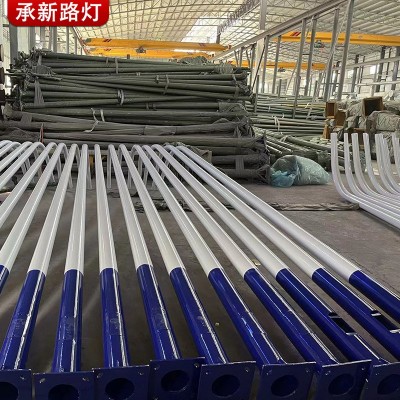 路灯厂家 led户外防水路灯市政新农村单双臂路灯高杆挑臂路灯杆图2