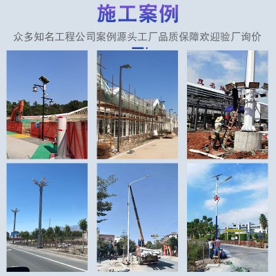 路灯厂家 led户外防水路灯市政新农村单双臂路灯高杆挑臂路灯杆图4