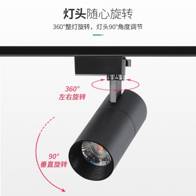 生鲜灯led水果店熟食专用灯蔬菜海鲜超市天花板灯彩光COB轨道射灯图2