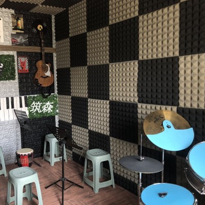 隔音棉墙体吸音棉录音棚墙贴架子消音用室内隔音板自粘海绵材料图3