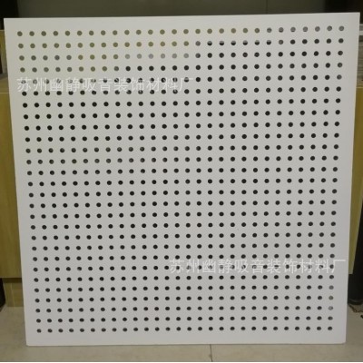 水泥纤维硅酸钙穿孔吸音板 吊顶降噪穿孔硅酸钙板防火吸音板8mm图3
