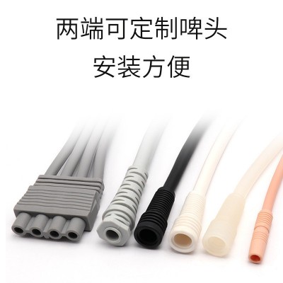 源头厂家PVC医疗美容设备连接管吸引连接管一体式带头引流软管图2