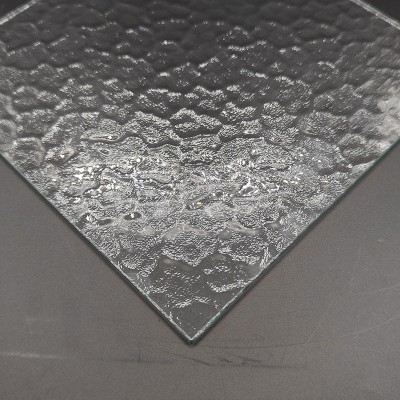厂家直销水纹玻璃 夹丝装饰压花玻璃 银波纹玻璃等多种花纹加工图4