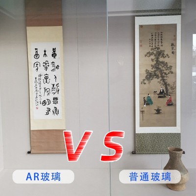 产地货源低反射夹胶玻璃不反光夹层博物馆展柜玻璃珠宝展柜玻璃图2