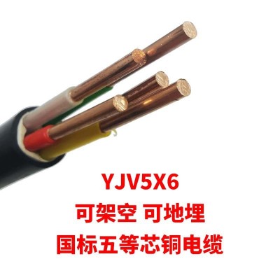 铜芯电力电缆低压电缆YJV5芯电缆铠装地埋铜芯电缆图3