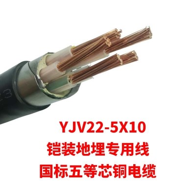 铜芯电力电缆低压电缆YJV5芯电缆铠装地埋铜芯电缆图5