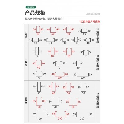 铝合金方通 吊顶 格栅天花 U型方通吊顶全铝商用集成吊顶轻质图3