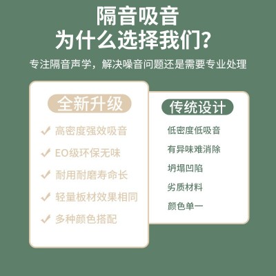 聚酯纤维吸音板隔音板琴房鼓房录音棚ktv吸音棉幼儿园墙面 隔音棉图2