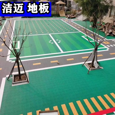 幼儿园室外悬浮地板户外操场运动拼接地板篮球场防滑悬浮拼装地板图2