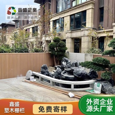 长城栅栏墙板 塑木墙板 户外墙板 室外围墙 围挡图3