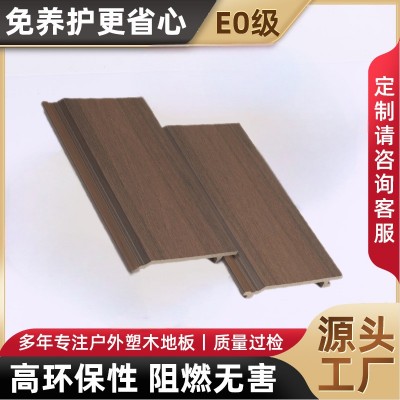定制户外木塑墙板二代共挤155*20木塑墙板木塑装饰板