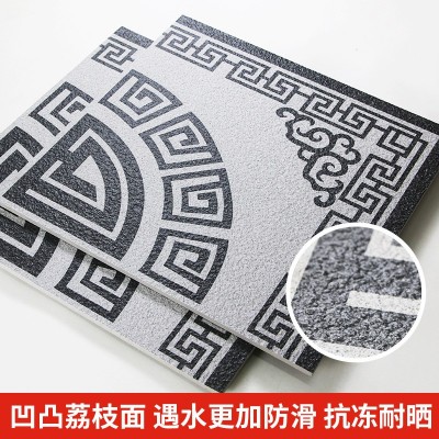 陶瓷石英砖庭院地砖地铺石拼花新中式仿石砖pc砖生态地铺石瓷砖图2