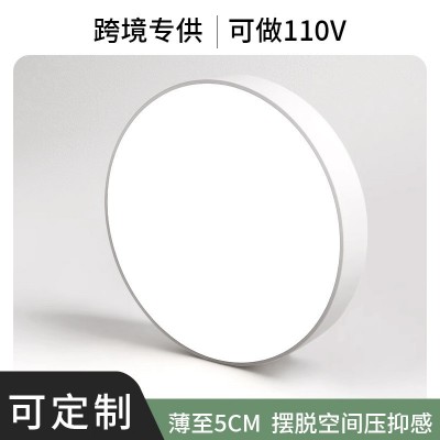 led灯爆款吸顶灯现代简约圆形马卡龙led卧室灯客厅灯中山 灯具灯饰图3