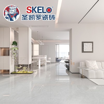 圣凯罗瓷砖 45度超白胚超平釉瓷砖地砖800x800客厅防滑耐磨地板砖图2