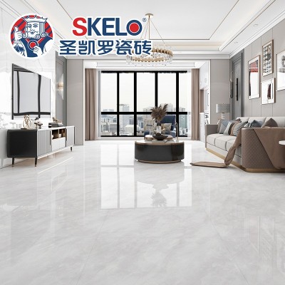 圣凯罗 止滑釉防滑砖800x800客厅瓷砖地砖通体大理石纹耐磨地板砖图2