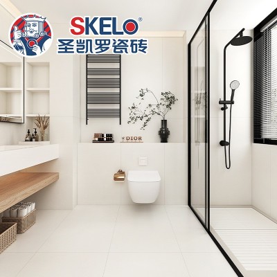 圣凯罗 55度超白胚天鹅绒奶油风柔光砖800x800瓷砖地砖客 厅地板砖图3