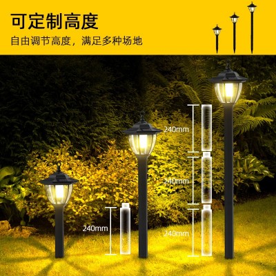 跨境太阳能壁灯户外防水led景观别墅装饰现代欧式宫廷复古庭院灯图3