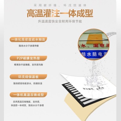 750*1500通体大理石墙面地面现代简约远红外线热能砖速热砖地暖砖图2