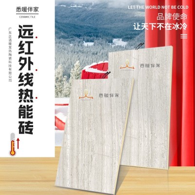 正温暖卧室客厅墙地砖800*800发热瓷砖 地面速热地暖砖室内保温砖