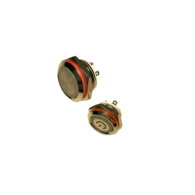 超短轻触金属按钮开关自复位薄款短行程开关12mm16mm19mm图5