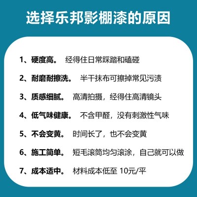 无影墙漆摄影棚漆无影棚漆影楼白色哑光水性硬度高乐邦影棚漆图2