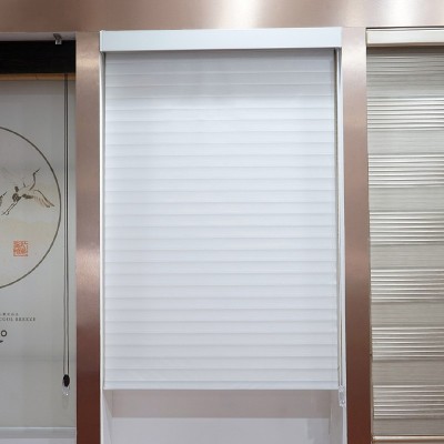 香格里拉帘窗帘柔纱帘遮光百叶卷帘客厅办公室卫生间书房卧室遮阳图2