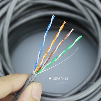 工程超五类网线整箱纯铜电脑宽带网络线 cat5e以太网线缆8芯300米图3