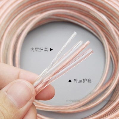 环绕扬声器音箱线专用线铜包铝音响线材低音炮功放发烧喇叭线100m图2