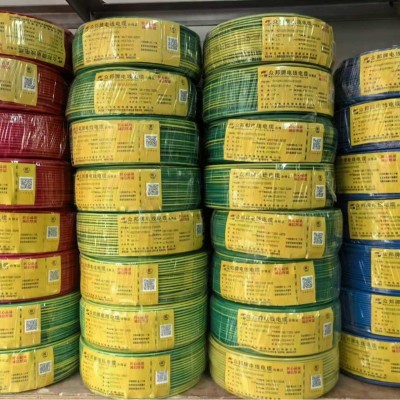 兰州众邦电线电缆BV1.5平方-120平方家装线布电线 双层绝缘批发