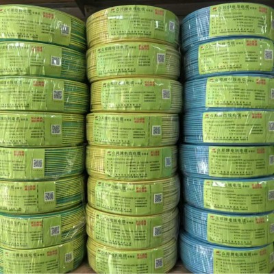 兰州众邦电线电缆BV1.5平方-120平方家装线布电线 双层绝缘批发图2