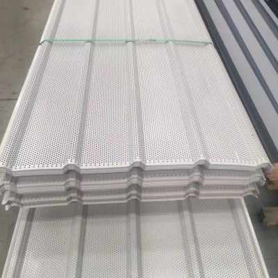 河南现货供应900型彩钢瓦600不锈钢暗扣瓦厂房屋顶用建筑用彩钢板图4